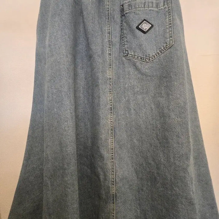 [BUNJANG] Lucky Chouette Denim Long Skirt / 럭키슈에뜨 데님 롱 스커트 36