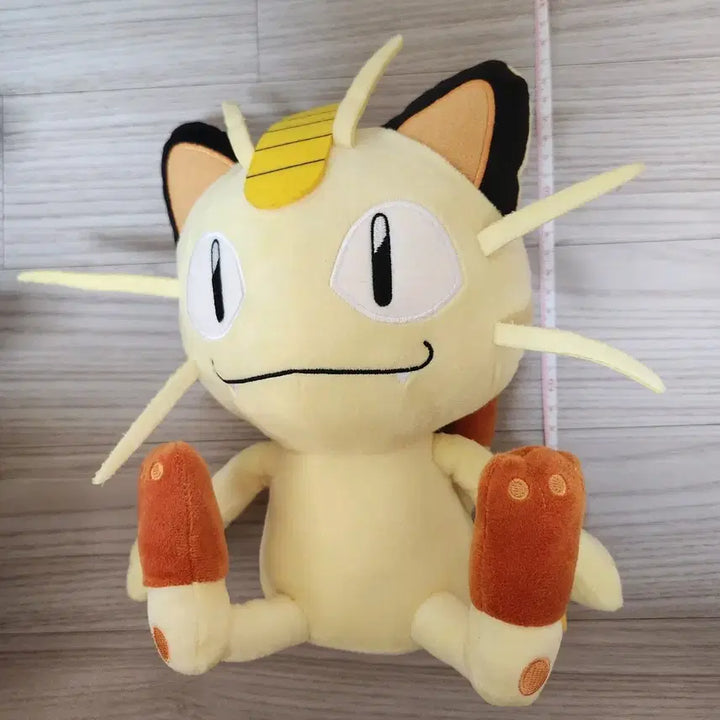 [BUNJANG] Pokemon Meowth Plush Toy (Medium) / 일본 포켓몬스터 나옹 봉제중형인형 로켓단 금화 복고양이