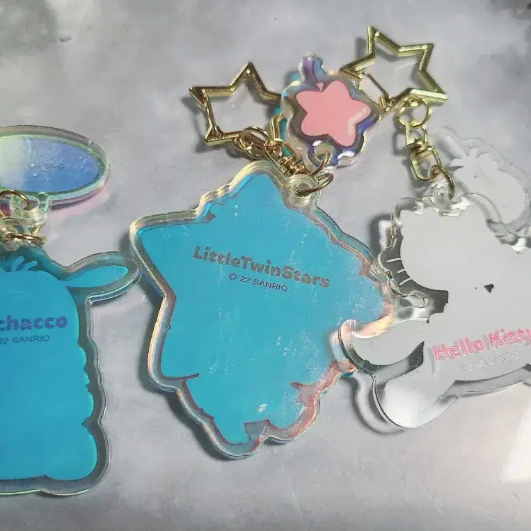 [BUNJANG] Sanrio Keyring Bundle Set (4 Types) / [일괄]산리오 키링 4종(+덤 키링 4종