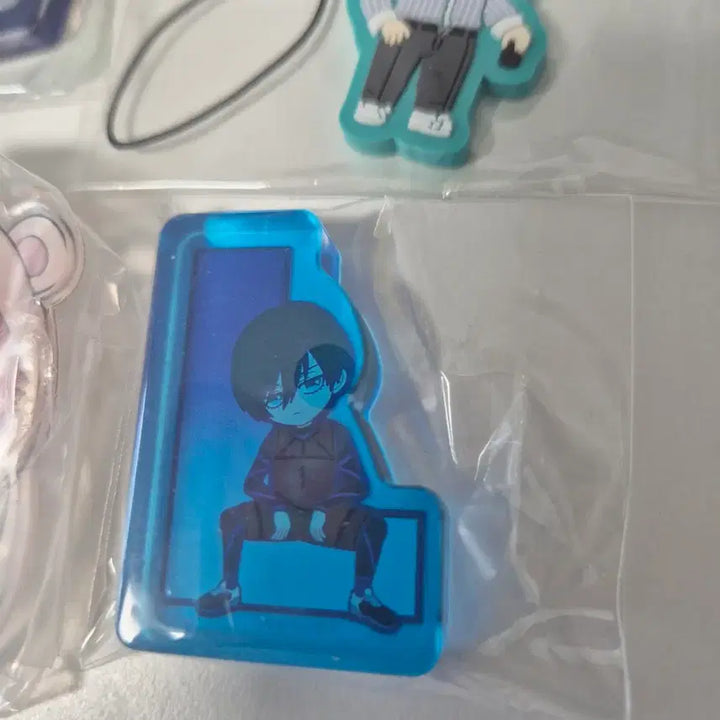 [BUNJANG] Blue Lock Itoshi Sae &amp; Rin Acrylic Keychain Bundle Set / 블루록 이토시 형제 사에 린 가챠 키링 러버 스트랩 미니 아크릴 블록