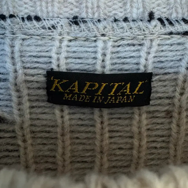 [BUNJANG] Capital 5G Wool Crew Neck Sweater - Kinari / [3] 캐피탈 5G 울 본 니트 크루넥 스웨터 키나리