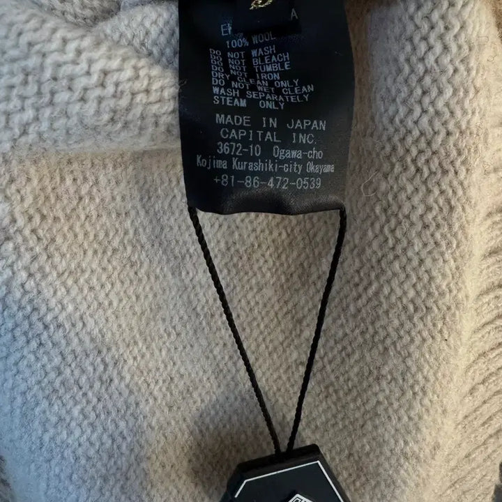 [BUNJANG] Capital 5G Wool Crew Neck Sweater - Kinari / [3] 캐피탈 5G 울 본 니트 크루넥 스웨터 키나리