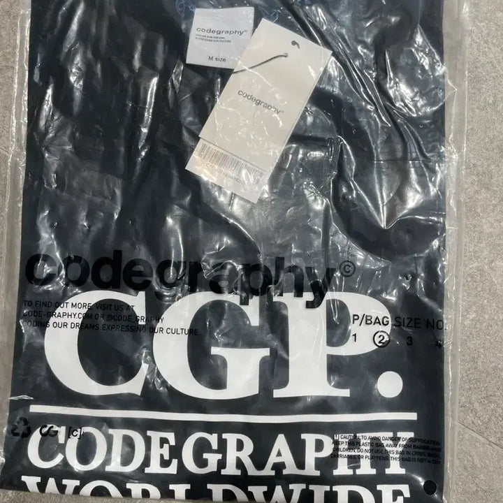 [BUNJANG] Code Graphy Signature Logo Short-Sleeve T-Shirt Black (XS) / 코드그라피 시그니처로고 반팔티셔츠 블랙(xs)