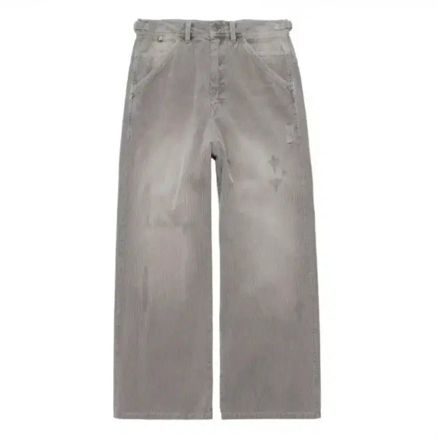 [BUNJANG] Polytelu Corduroy Narrow Pants Dirty Gray / 폴리테루 코듀로이 내로우 팬츠 링클드 더티그레이 3