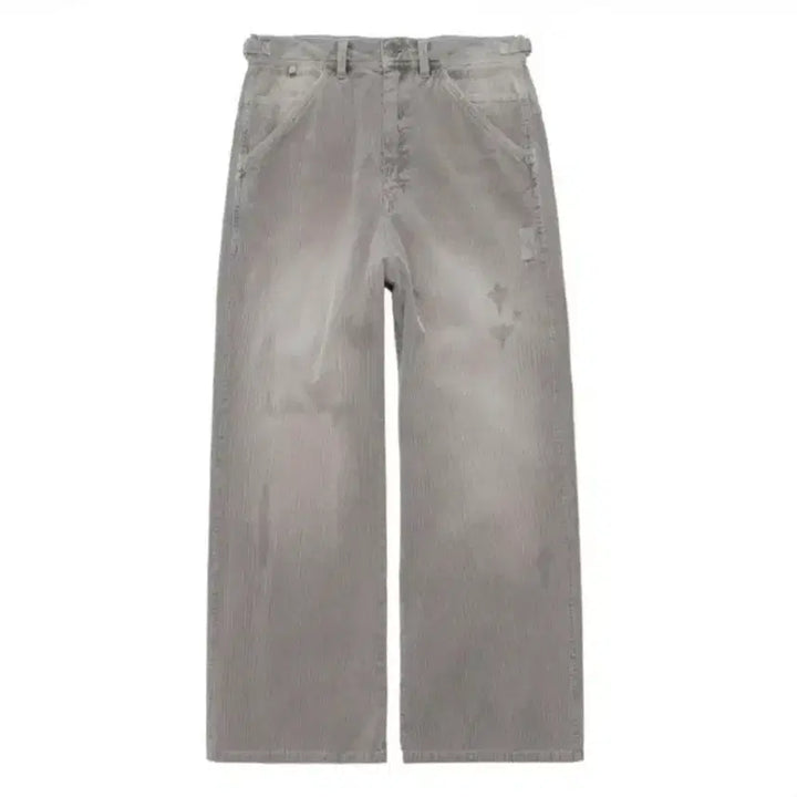 [BUNJANG] Polytelu Corduroy Narrow Pants Dirty Gray / 폴리테루 코듀로이 내로우 팬츠 링클드 더티그레이 3
