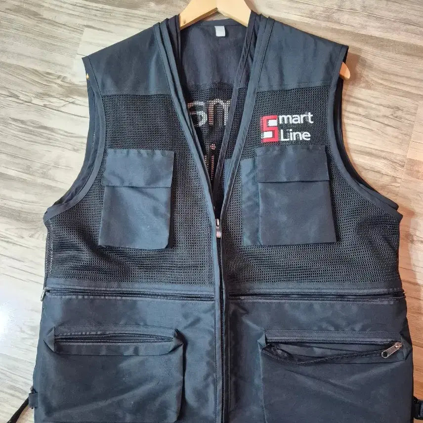 [BUNJANG] Smartline Work Vest Black (Size 100) / 스마트라인 작업 조끼 블랙(100)