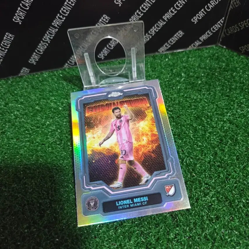 [BUNJANG] Lionel Messi Inter Miami 25 Top Chrome Insert Soccer Card / 25탑스크롬 인터마이애미 리오넬 메시 인서트 축구카드
