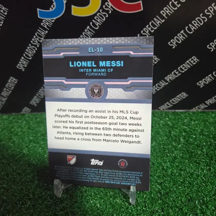 [BUNJANG] Lionel Messi Inter Miami 25 Top Chrome Insert Soccer Card / 25탑스크롬 인터마이애미 리오넬 메시 인서트 축구카드