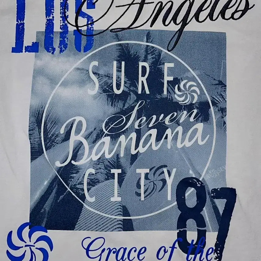 [BUNJANG] Banana Seven L.A. Surf Graphic Polo Shirt / [S] Banana Seven L.A. 서프 그래픽 폴로 셔츠