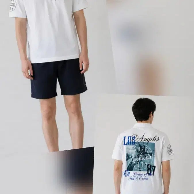 [BUNJANG] Banana Seven L.A. Surf Graphic Polo Shirt / [S] Banana Seven L.A. 서프 그래픽 폴로 셔츠