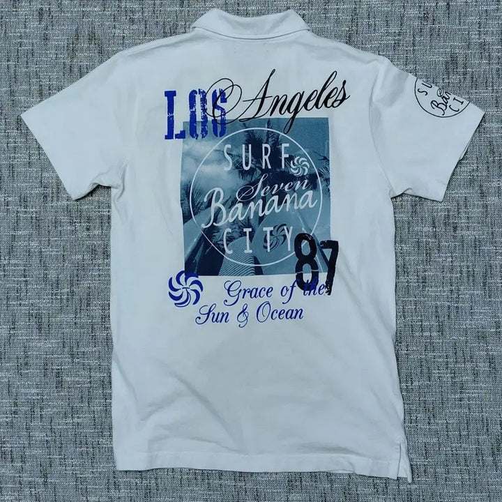 [BUNJANG] Banana Seven L.A. Surf Graphic Polo Shirt / [S] Banana Seven L.A. 서프 그래픽 폴로 셔츠