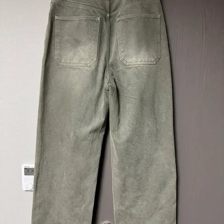 [BUNJANG] STU Embossed Wide Denim Pants / Stu 엠보 와이드 데님 팬츠