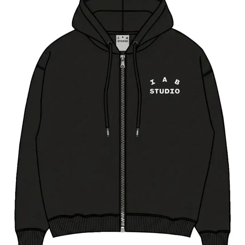 [SOLD OUT] (L)IAB 아이앱 스튜디오 블랙 후드집업