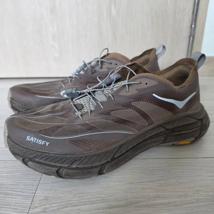 [BUNJANG] Hoka x Satisfy Mafate Speed 4 Lightrubber Running Shoes Size 270 / [270]<거의새것> 호카x새티스파이 마파테 스피드4 라이트러버 런닝화