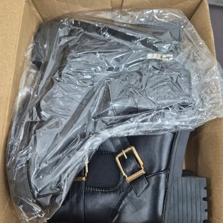 [BUNJANG] Black Leather High Heel Shoes / 블랙 가죽 여성용 하이힐 구두, 단화 등 총4개