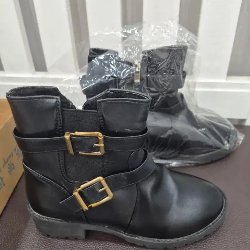 [BUNJANG] Black Leather High Heel Shoes / 블랙 가죽 여성용 하이힐 구두, 단화 등 총4개