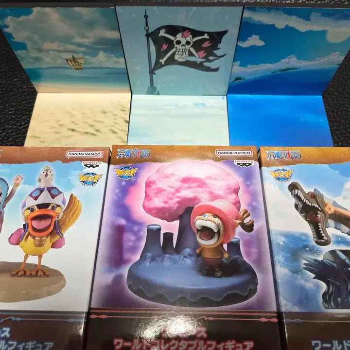 [BUNJANG] One Piece WCF World Collectable Figure Diorama Bundle Set (Sealed) / 원피스 WCF 월콜 피규어 미개봉+디오라마