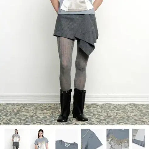 [BUNJANG] Margesherwood Camisole Layered T-shirt / 마지셔우드 캐미솔 레이어드 티셔츠