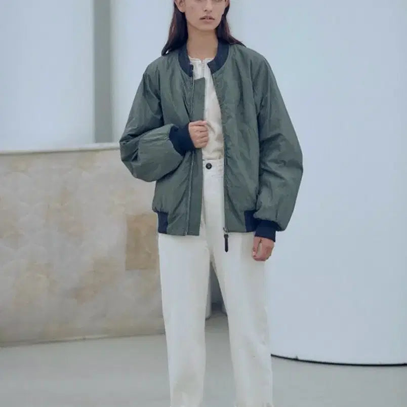 [BUNJANG] Via Plane Vintage Windbreaker Jacket / 비아플레인 항공점퍼