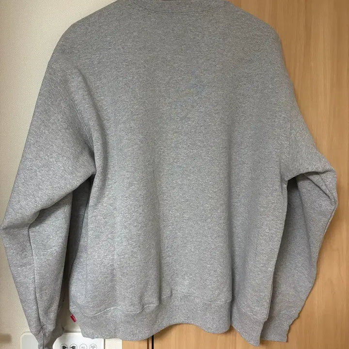 [SOLD OUT] [L] 슈프림 스몰박스 크루넥 헤더그레이 24fw