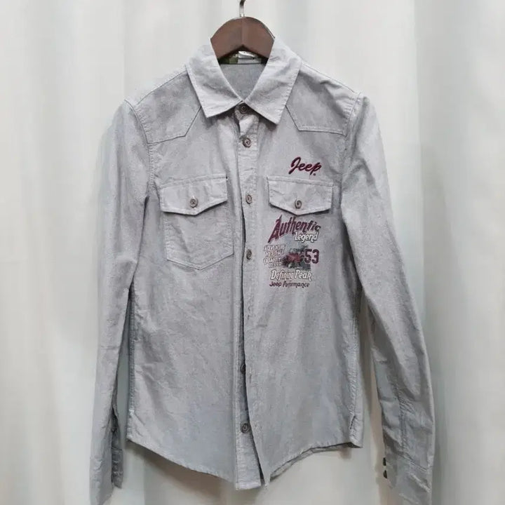 [BUNJANG] Jeep Vintage Style Shirt Grey S / Jeep 지프 빈티지 스타일 셔츠 그레이 s
