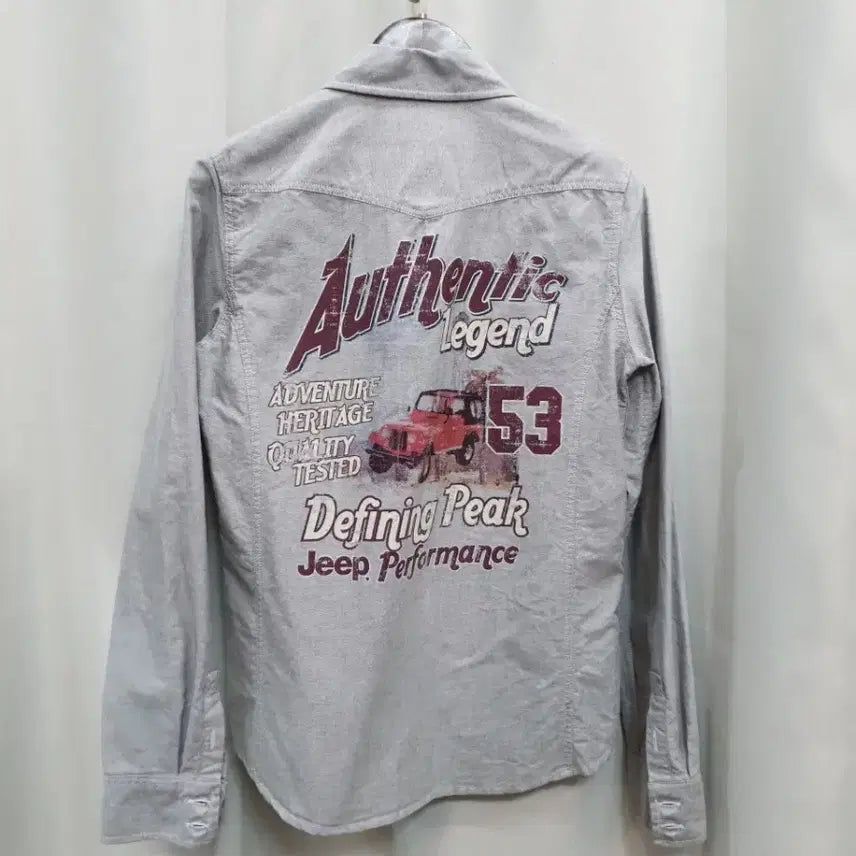[BUNJANG] Jeep Vintage Style Shirt Grey S / Jeep 지프 빈티지 스타일 셔츠 그레이 s