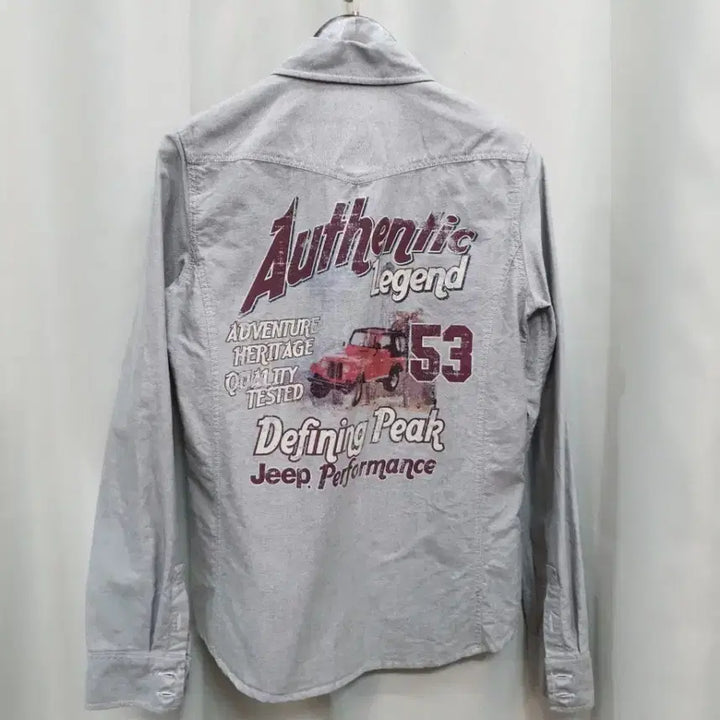 [BUNJANG] Jeep Vintage Style Shirt Grey S / Jeep 지프 빈티지 스타일 셔츠 그레이 s