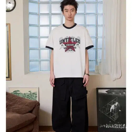 [BUNJANG] Flavorism Vintage Linger T-Shirt / 플레이버리즘 링거 반팔 티셔츠
