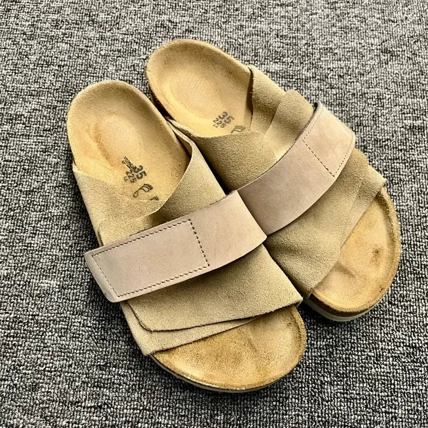 [BUNJANG] Birkenstock Kyoto Taupe Sandals / [225] 버켄스탁 교토 타우페 35