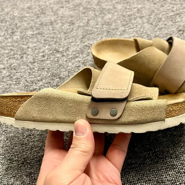 [BUNJANG] Birkenstock Kyoto Taupe Sandals / [225] 버켄스탁 교토 타우페 35