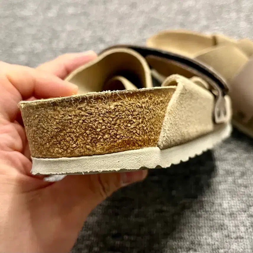 [BUNJANG] Birkenstock Kyoto Taupe Sandals / [225] 버켄스탁 교토 타우페 35