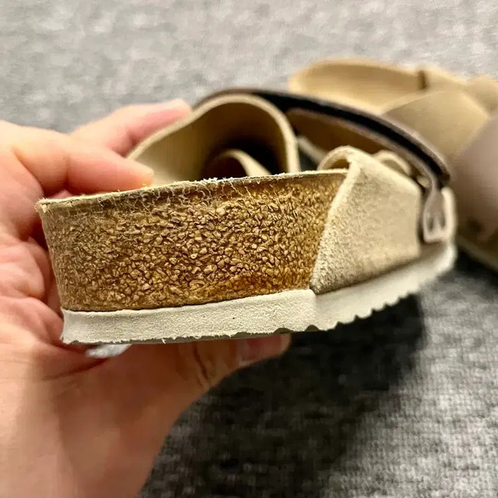[BUNJANG] Birkenstock Kyoto Taupe Sandals / [225] 버켄스탁 교토 타우페 35