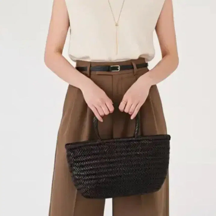 [BUNJANG] Dragon Diffusion Small Tote Bag Dark Brown / 드래곤 디퓨전 스몰 토트백 다크브라운