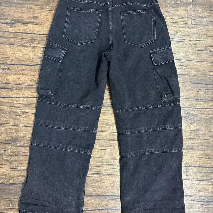 [BUNJANG] Cargo Denim Pants (Size L) / 잘생긴카고 데님 팬츠 실측사이즈L