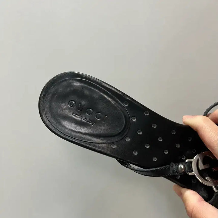 [BUNJANG] Gucci Tom Ford Archive GG Logo Strap Sandals / [정품] 구찌 빈티지 톰포드 아카이브 GG 로고 스트랩 샌들