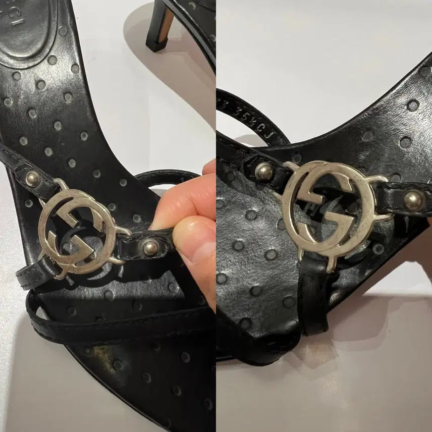 [BUNJANG] Gucci Tom Ford Archive GG Logo Strap Sandals / [정품] 구찌 빈티지 톰포드 아카이브 GG 로고 스트랩 샌들
