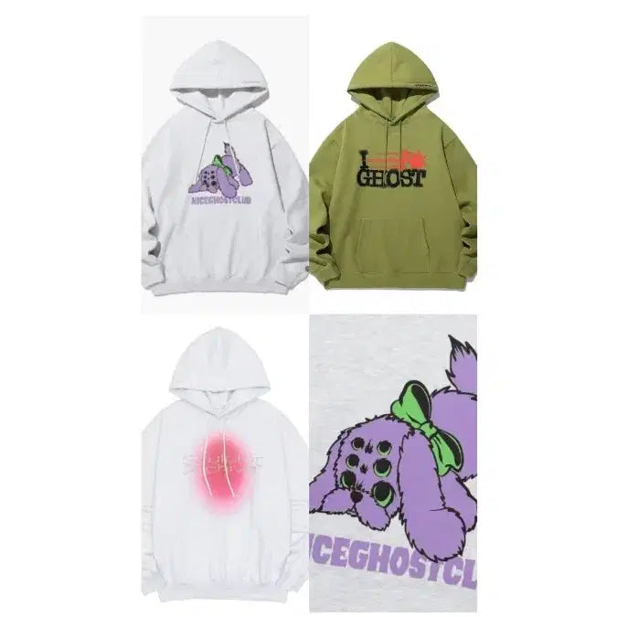 [SOLD OUT] 나이스고스트클럽 스컬프터 로고 후드티