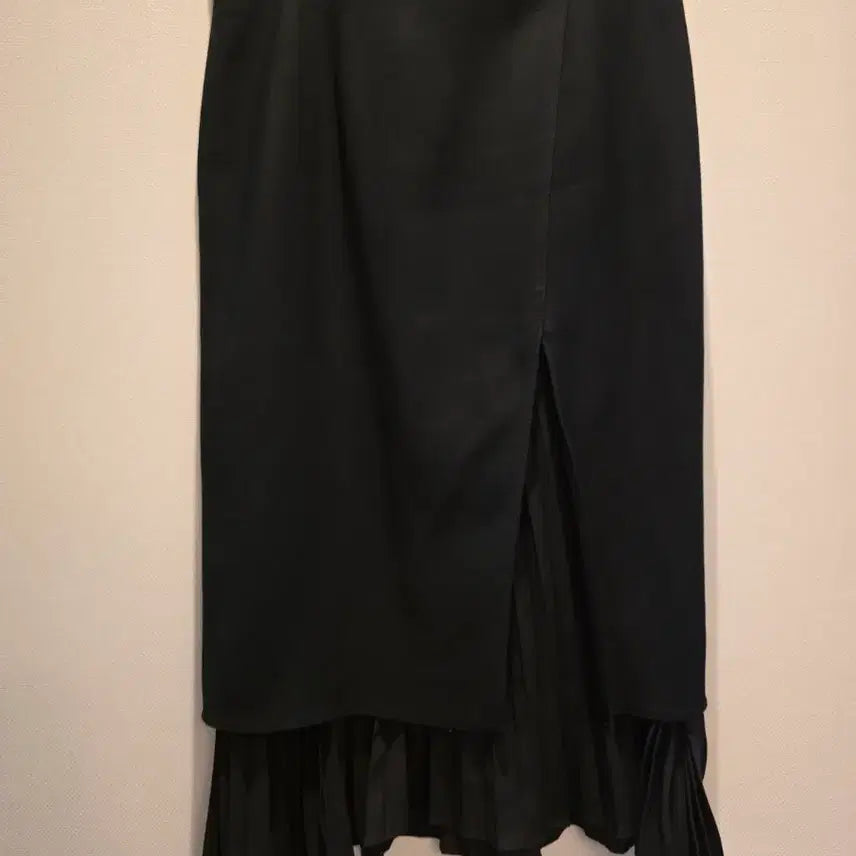 [BUNJANG] Mine Pleats Black Skirt / 마인 플리츠 블랙 스커트