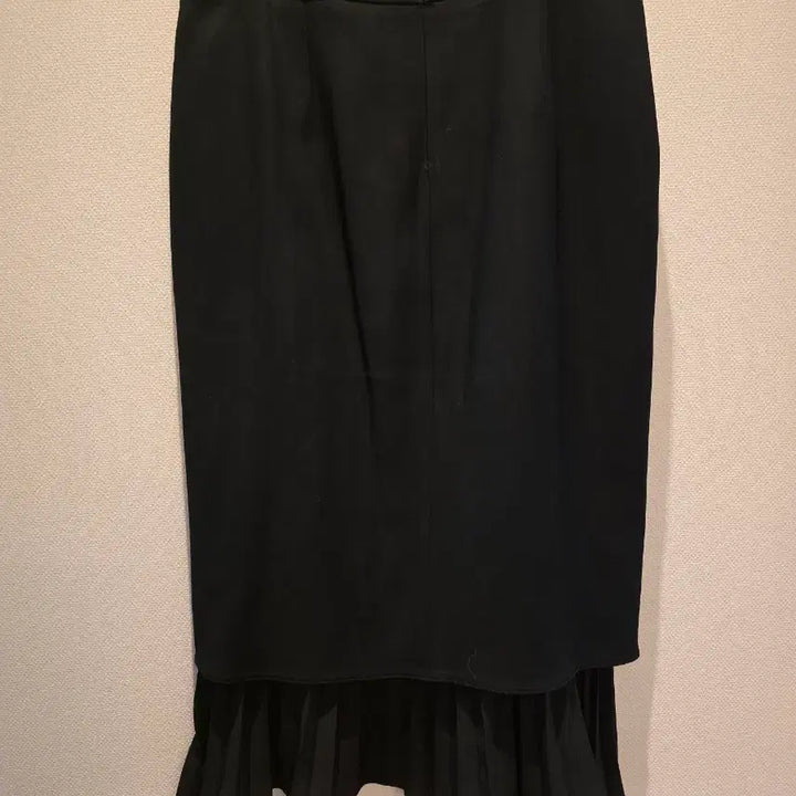 [BUNJANG] Mine Pleats Black Skirt / 마인 플리츠 블랙 스커트