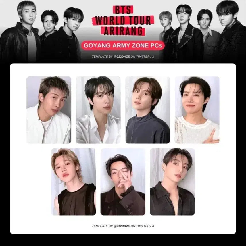 [BUNJANG] BTS Army Zone Photocard Set (Sealed) / (미개봉/풀셋) BTS 방탄 고양콘 아미존 포토카드