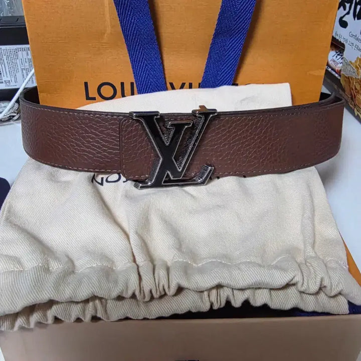 [BUNJANG] Louis Vuitton LV Reversible Belt M0027U / 루이비통 LV 리버서블 양면벨트 M0027U (정품)