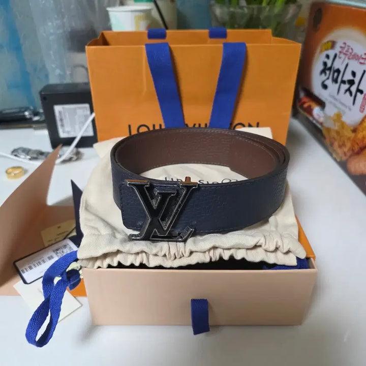 [BUNJANG] Louis Vuitton LV Reversible Belt M0027U / 루이비통 LV 리버서블 양면벨트 M0027U (정품)