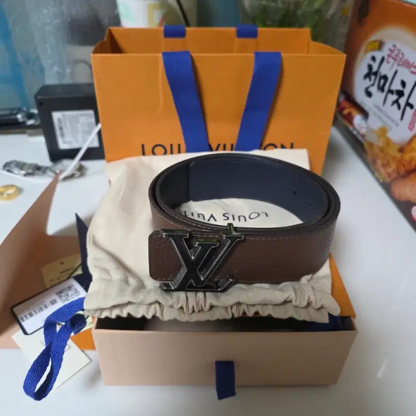 [BUNJANG] Louis Vuitton LV Reversible Belt M0027U / 루이비통 LV 리버서블 양면벨트 M0027U (정품)