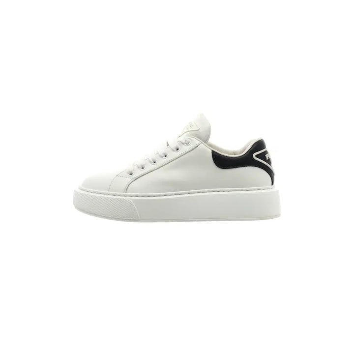 [BUNJANG] Prada Macro Leather Sneakers White Black EU 36 / (W) 프라다 매크로 레더 스니커즈 화이트 블랙