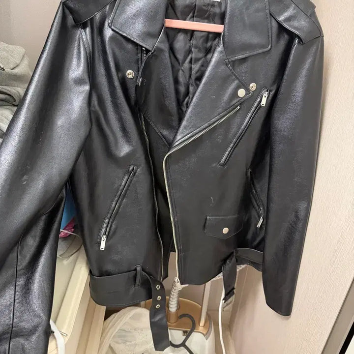 [BUNJANG] Leather Jacket / 가죽자켓