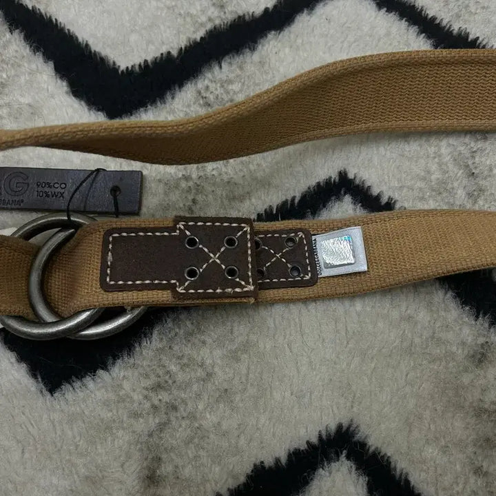 [SOLD OUT] 돌체가나바 캔버스 링 레더 벨트