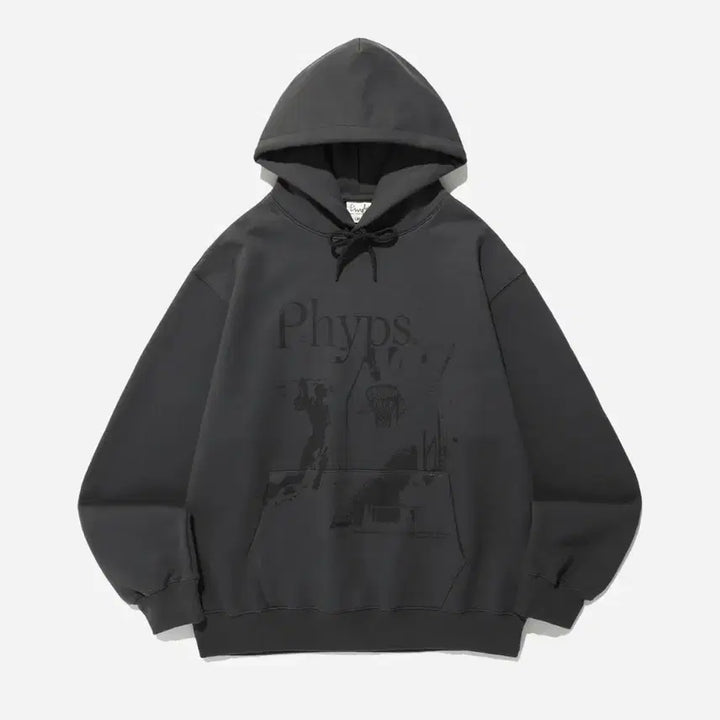 [BUNJANG] Physical Education Department Charcoal Hoodie / 피지컬 에듀케이션 디파트먼트 후드티