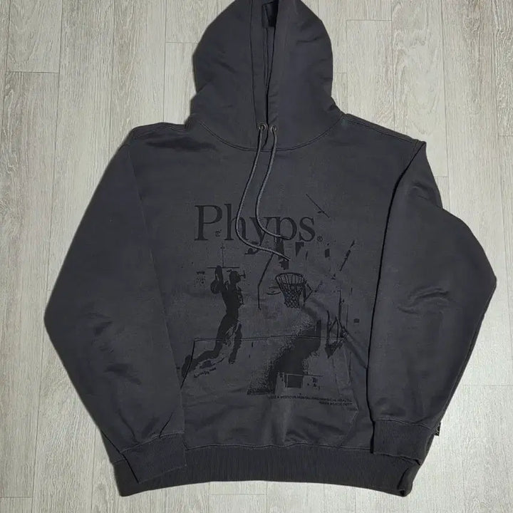 [BUNJANG] Physical Education Department Charcoal Hoodie / 피지컬 에듀케이션 디파트먼트 후드티