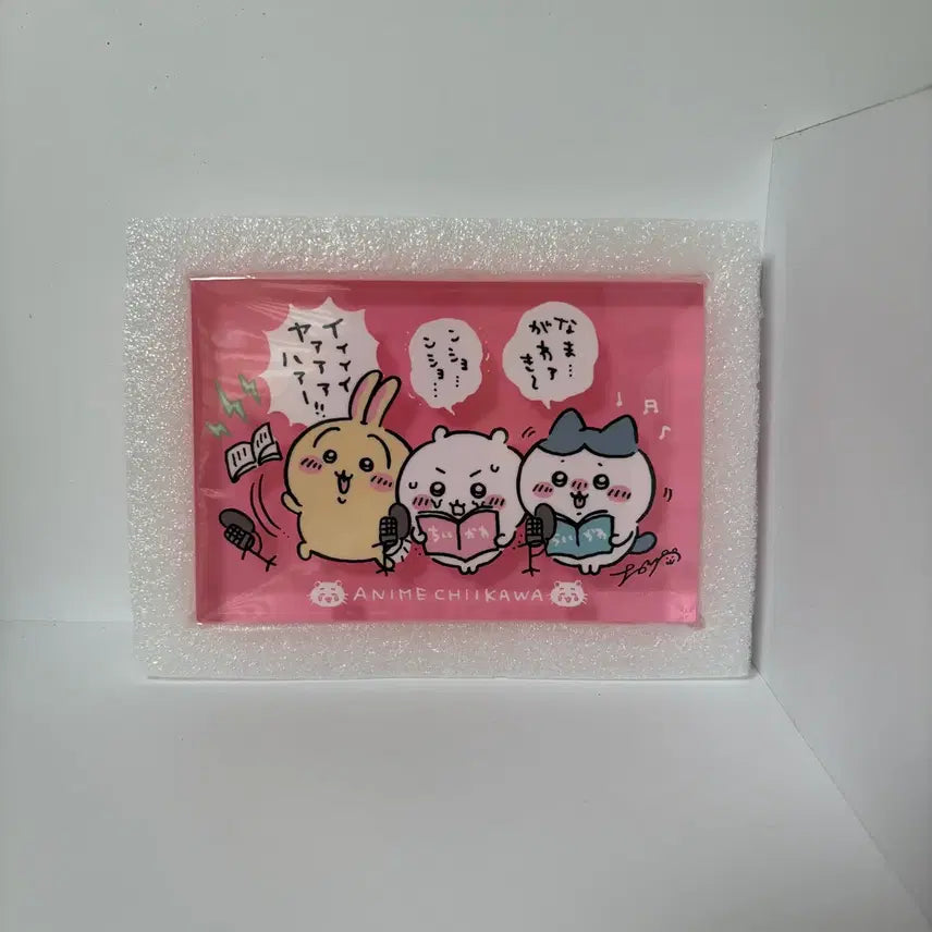 [BUNJANG] Chiikawa Bunny Fluffy Figure &amp; Acrylic DVD Bonus Set / 치이카와 무슨무슨 바니아 플로키 피규어&amp;아크릴 포함 DVD특전 판매합니다