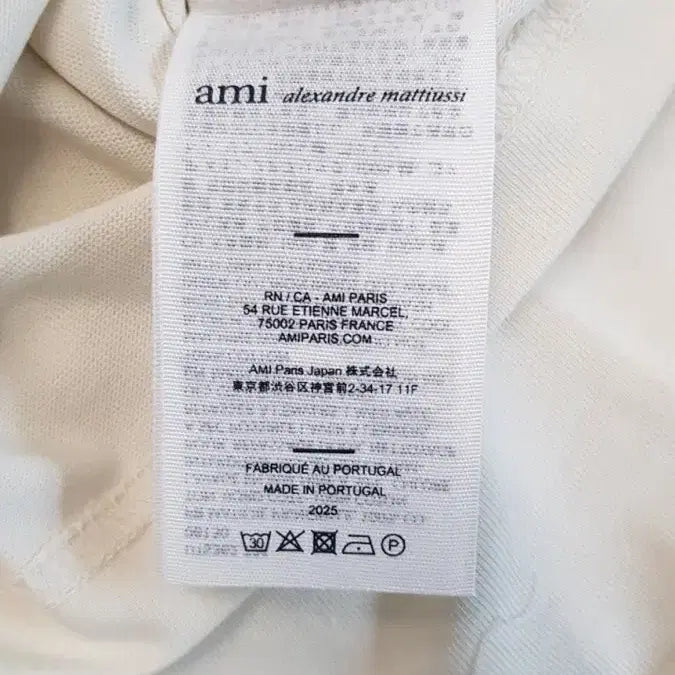 [BUNJANG] Ami Heart Logo Big Logo Short Sleeve T-shirt / 아미 하트 로고 빅로고 반팔 신상